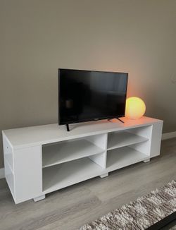 White TV Stand