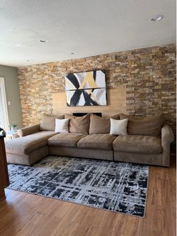 FREE DELIVERY- Macy’s Modern Concepts Sectional Sofa  w/ Chaise
