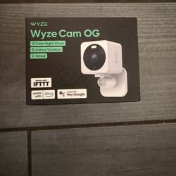 Wyze Cam OG Indoor/Outdoor 1080p Wi-Fi Smart Home Security Camera with Color Night Vision, Built-in Spotlight, Motion Detection, 2-Way Audio, Compatib