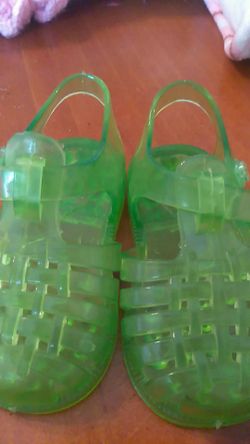 Baby girl plastic sandals size 2