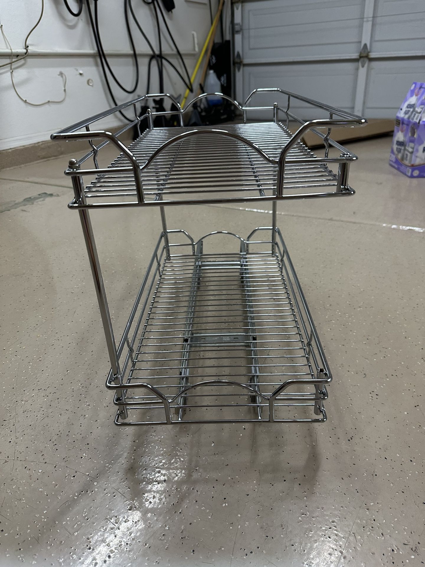 Cabinet Pull Out Two Tier Shelf **NEW**