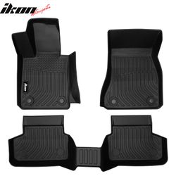 Fits 2017-2023 BMW 5-Series G30 5-Seat TPE 3D Molded Floor Mats Heavy Duty Liners