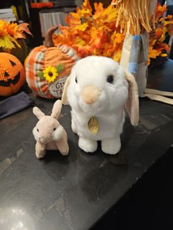 Plush Bunnies Beautiful Toy Xmas Gift