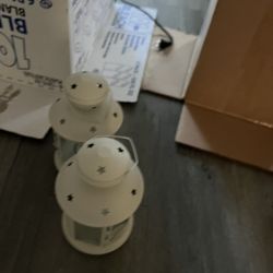 Decorative Star-Cutout Lanterns