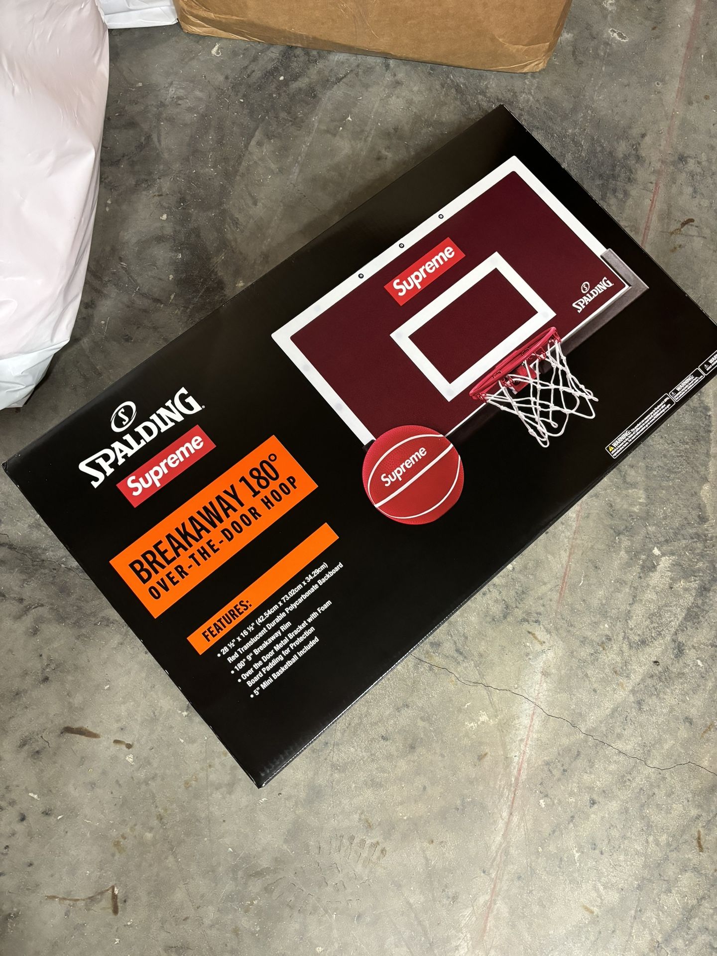 Supreme Spalding Mini Basketball Hoop