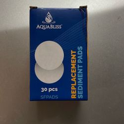 Shower Filter Sediment Pads for Skin and Hair Protection - 30-Pack