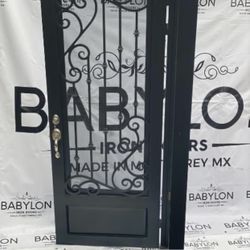 Single Iron Door