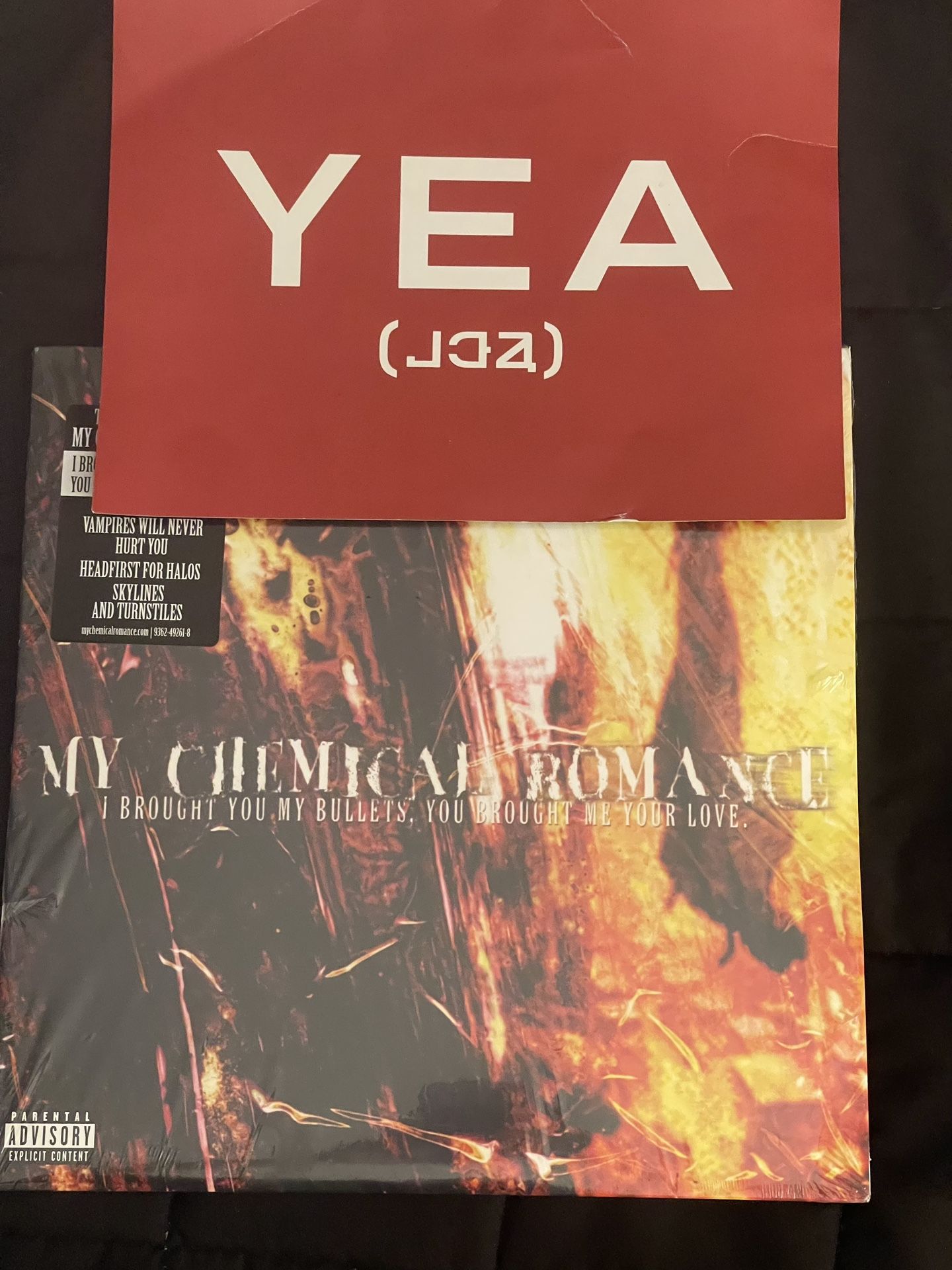 MCR I Brought you my Bullets, You Brought Me Your Love Vinyl/ YEA/NAY SIGN 