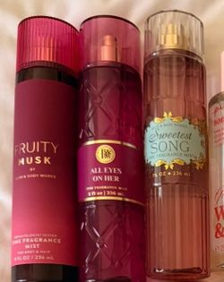 Bath and body works mists