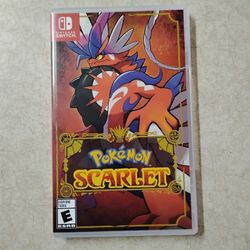 POKEMON SCARLET Game for Nintendo Switch