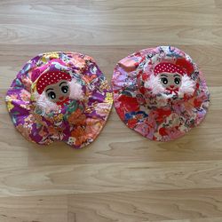 Pair Of Matching Girl Bucket Hats