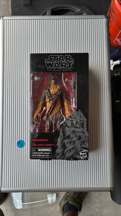 7” Chewy action figure with goggles and shotgun