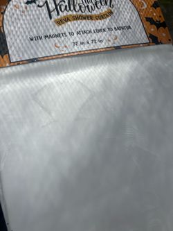 Halloween shower curtain