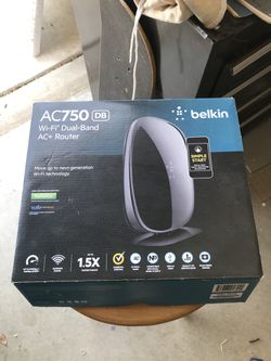 Belkin AC750 Wi-Fi Dual Band AC+ Router