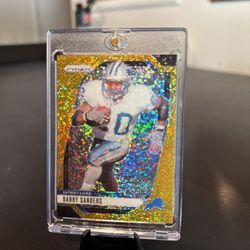 Barry Sanders Gold Sparkle #/24  2024 Prizm