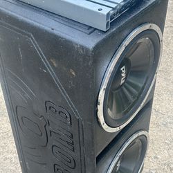 Q Bomb 15” Subwoofers And Amps