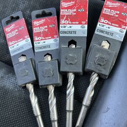 Milwaukee Carbide Drill Bid $8 Each I Have 4 