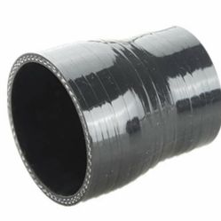 3" To 2.5" Straight Reducer 3PLY Silicone Coupler Turbo Hose Piping Intake Black