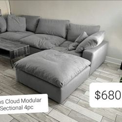 Cloud Couch Modular Sectional Sofa Feathered 