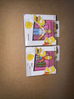 Jakks Pacific The Simpsons 2.5" Figure 2024 2-pack Bart 17529 & Homer 17528