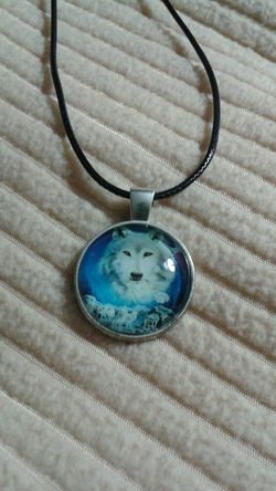Wolf pendant, necklace
