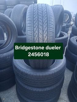 4 used tire Bridgestone Dueler Tire 245/60R18