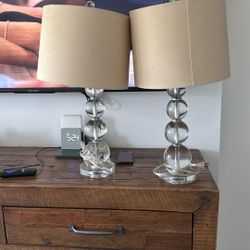 Crate And Barrel Side Lamps