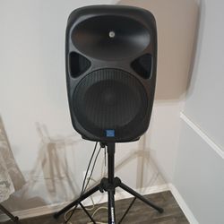 Active 15" PA System With Stands