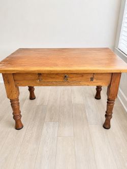 Custom Built Solid Wood Executive Desk | 48” x 36” | Rustic Farmhouse