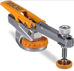 BORA Auto Adjust Hold Down Clamp Fits Standard 5/16-inch T Track - Universal T Slot Toggle Clamp for Woodworking Rotates 360 Degrees for Clamping Proj