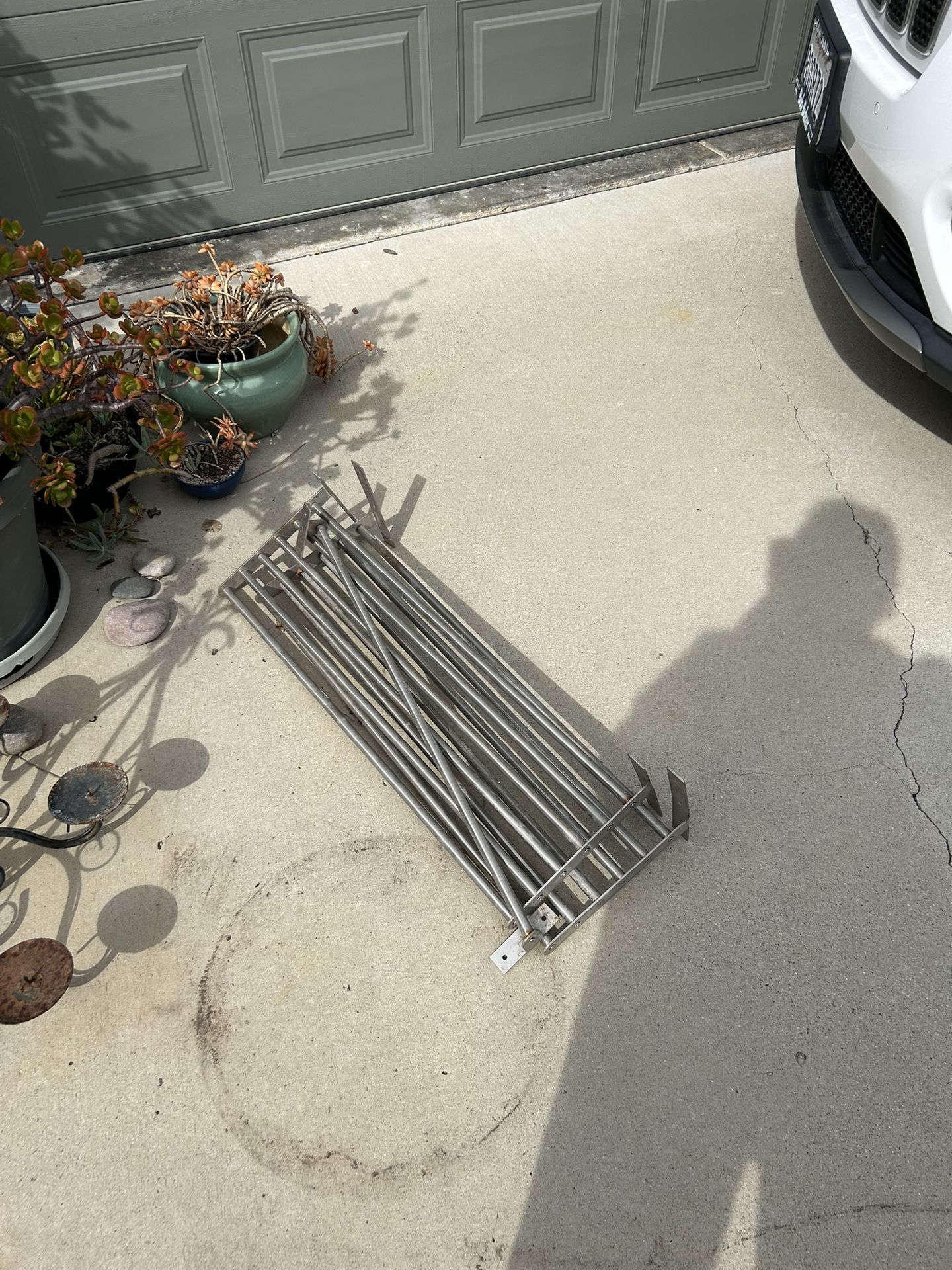 2 Stainless Steel Shelves