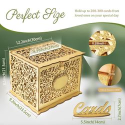 Elegant Glitter Card Box