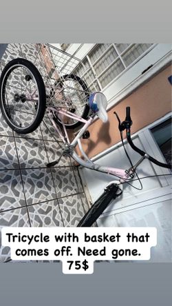 Tricycle Ready To Ride 75$