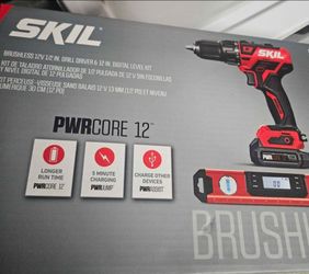 Skil drill driver and level
