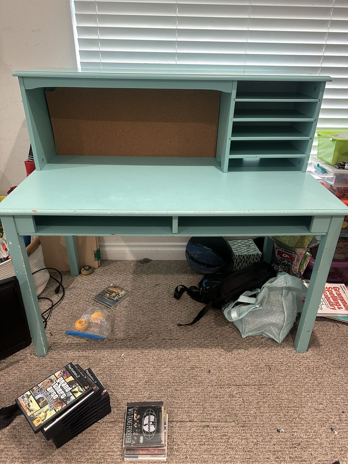 Kids Desk Mint Green