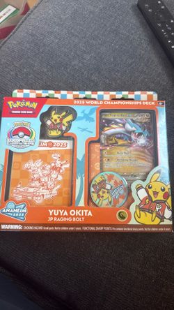 2025 Pokemon World Championship Deck (yuka okita ) - Sealed