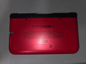Nintendo 3DS XL Red and Black