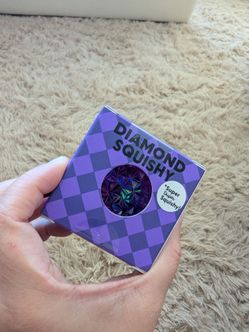 Diamond Squishy Purple Sensory Stress Ball – New in Box