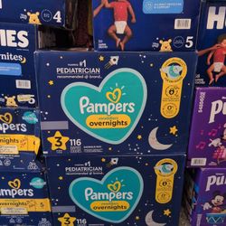 Pampers Swaddlers Overnight Size 3 116 CT.