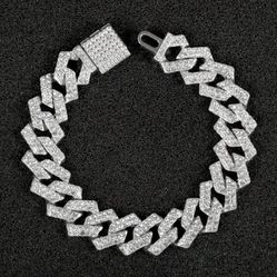 Men’s 14mm Diamond Bracelet 8inch