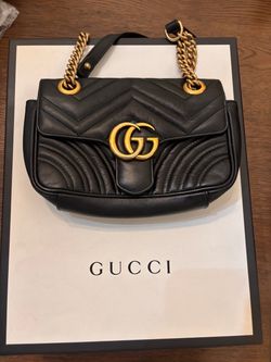 Authentic black Gucci bag