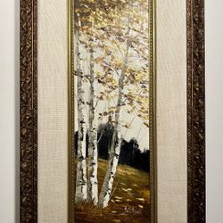 1970s Original Oil on Masonite Board Painting by California Artist PATTI ROCK