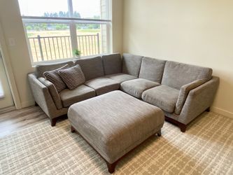 Sectional Couch with Ottoman (Article Furniture)
