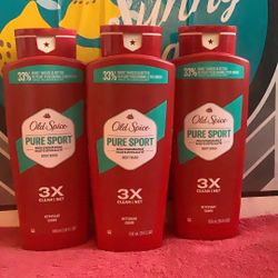 3-O,d Spice Men Body Wash 24oz All For $16