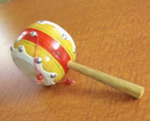 Mexican Spinning Drum Toy