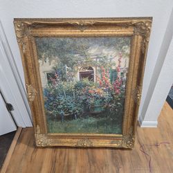 ABBOTT FULLER GRAVES Kennebunkport Doorway, Hand Enhanced, Framed, Certified