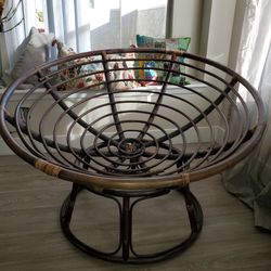 RATTAN PAPASAN CHAIR frame only