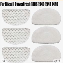 Washable Steam Mop Cloth Cleaning Pads Compatible For Bissell PowerFresh 1(contact info removed) 1(contact info removed) Replacement Cleaner Wipes Par