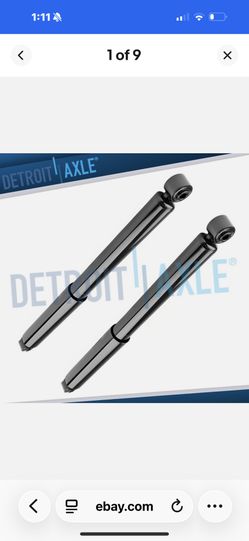 Suspension Shock Absorber Set DETROIT AXLE (contact info removed) New 