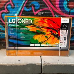 75 “ LG Smart 4K QNED HDR 120HZ TV